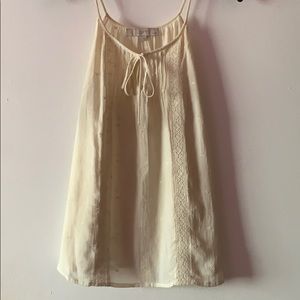 Embroidered cami top